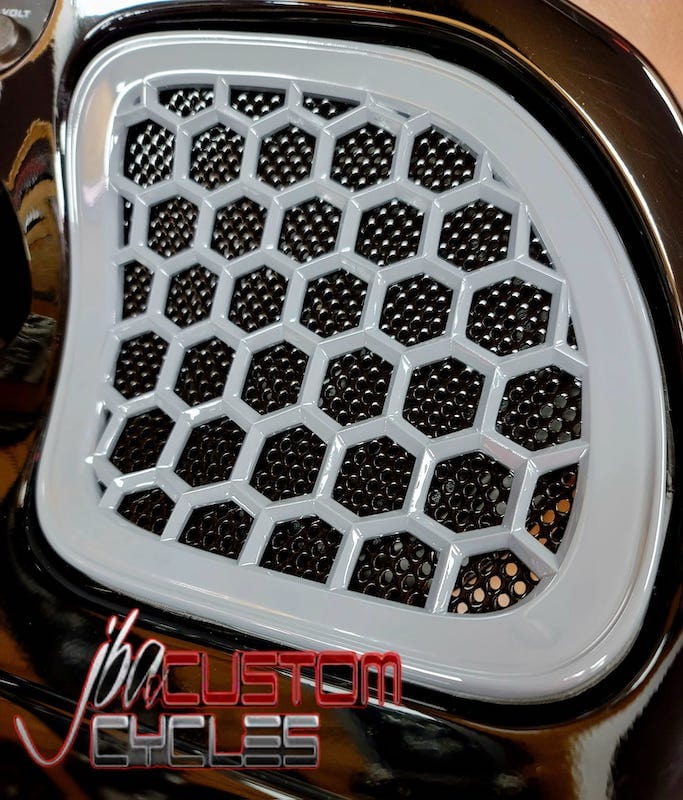 JBA Custom Cycles Grillz Without Horns / Raw Custom 3D Printed 15-present H.D. Road Glide Grills w/w-out Horns