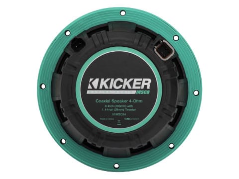 KICKER MSC8 8" Marine Coaxial Speakers – back