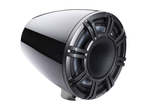 KICKER KMFC11 HLCD Tower System - Black (right three-quarter)