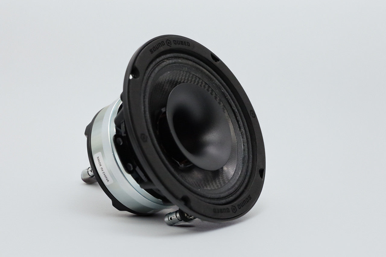 SoundQubed 6" BGX Series Pro‑Hybrid Mid w/ 2" Horn — Hybrid Horn Mid for Bagger Audio