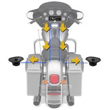 American Hard Bag
WH-SBB
Perfect For Adding Speakers to Saddlebags, Lowers or Tour Pak