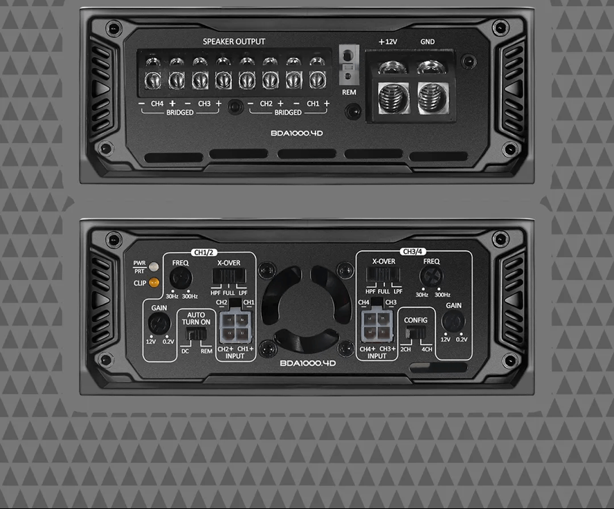 4 channel Motorcycle Audio Amplifier