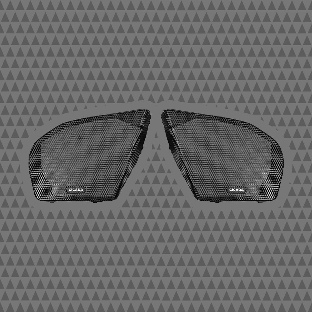 Cicada Audio 24CHDRGG
Harley Road Glide Replacement Grills (Pair)
2024+ Road Glide Cicada Audio® Branded Grilles
