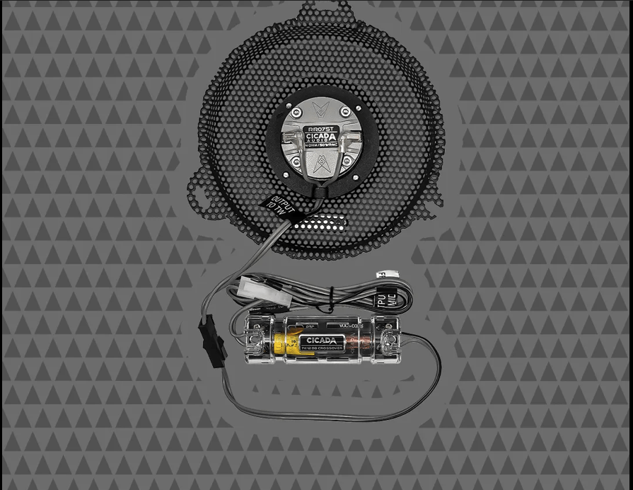 Cicada Audio CHDSGGTK 14+ HD Street Glide Grills with Horns