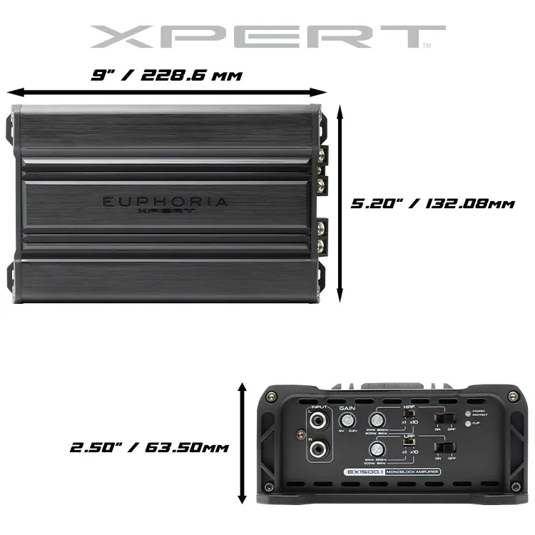EX1500.1 : Monoblock Full Range Class D Amplifier