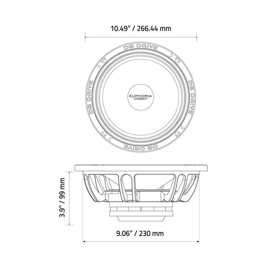 Xpert EXM10N 10" NEO Midrange