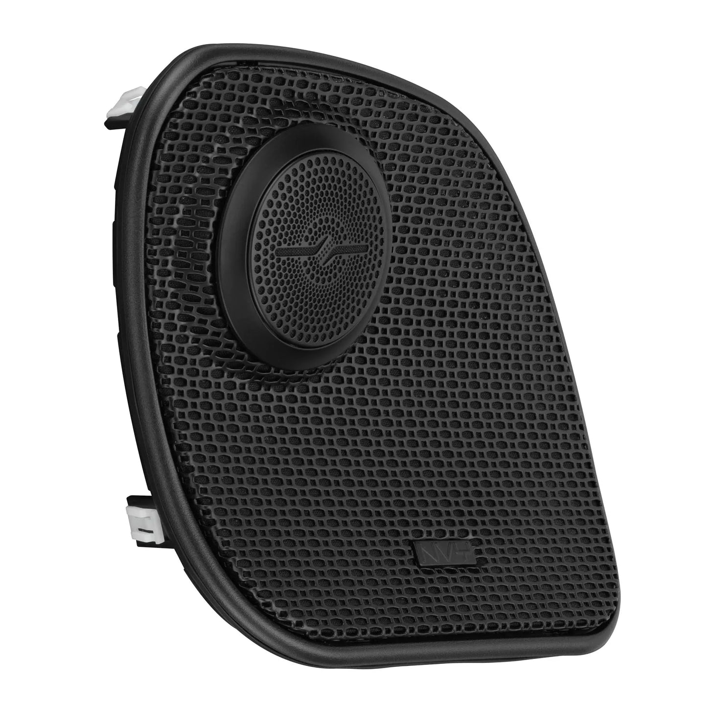 Side profile of DS18 Street Glide replacement grille with integrated bullet tweeter