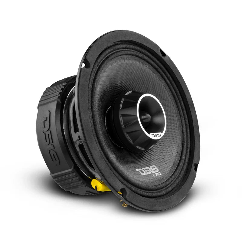 DS18 PRO-ZT
6.5" Coaxial Mid-Range Loudspeaker with Water Resistant Cone Built-in Bullet Tweeter & Grill