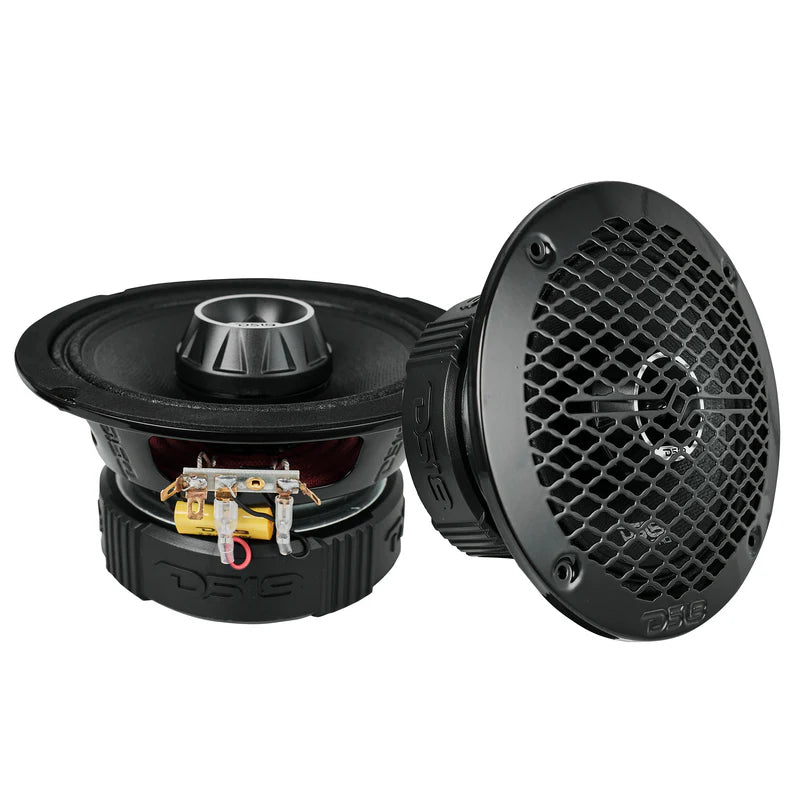 DS18 PRO-ZT
6.5" Coaxial Mid-Range Loudspeaker with Water Resistant Cone Built-in Bullet Tweeter & Grill