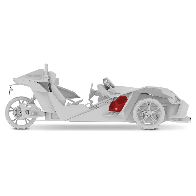 DS18 SLG-F82LD
Dual Front Fender 8” Loaded Speaker Pods with Digital LED Lighting for Polaris Slingshot