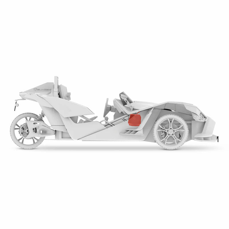 DS18 SLG-UDSD6LD
6.5" Under Dash Enclosure for Polaris Slingshot
(LOADED or EMPTY)