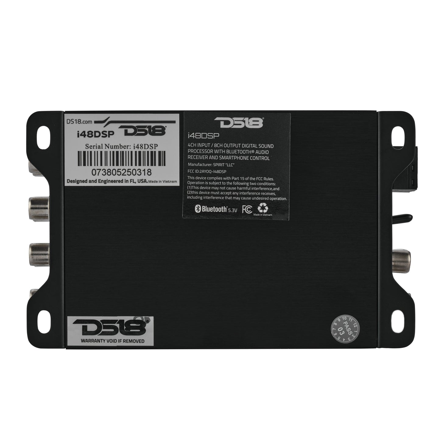 DS18 i48DSP — 4-Input / 8-Output Digital Sound Processor