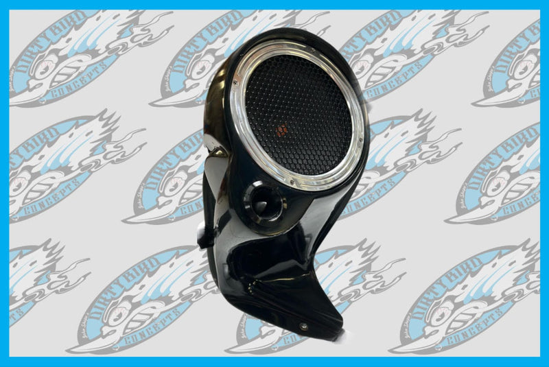 Dirty Bird Concepts Lower Fairing Dirty Bird Concepts Harley Really Loud Audio Lowers Leg Warmers 8″