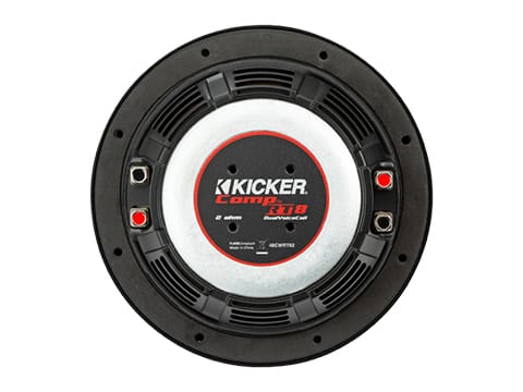 KICKER
8" CompRT Ultra Thin Subwoofer (2Ω or 4Ω)
(All Weather)