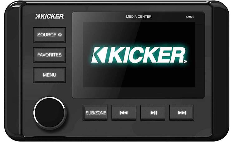 KICKER
KMC4 Marine Dual-Zone Media Center