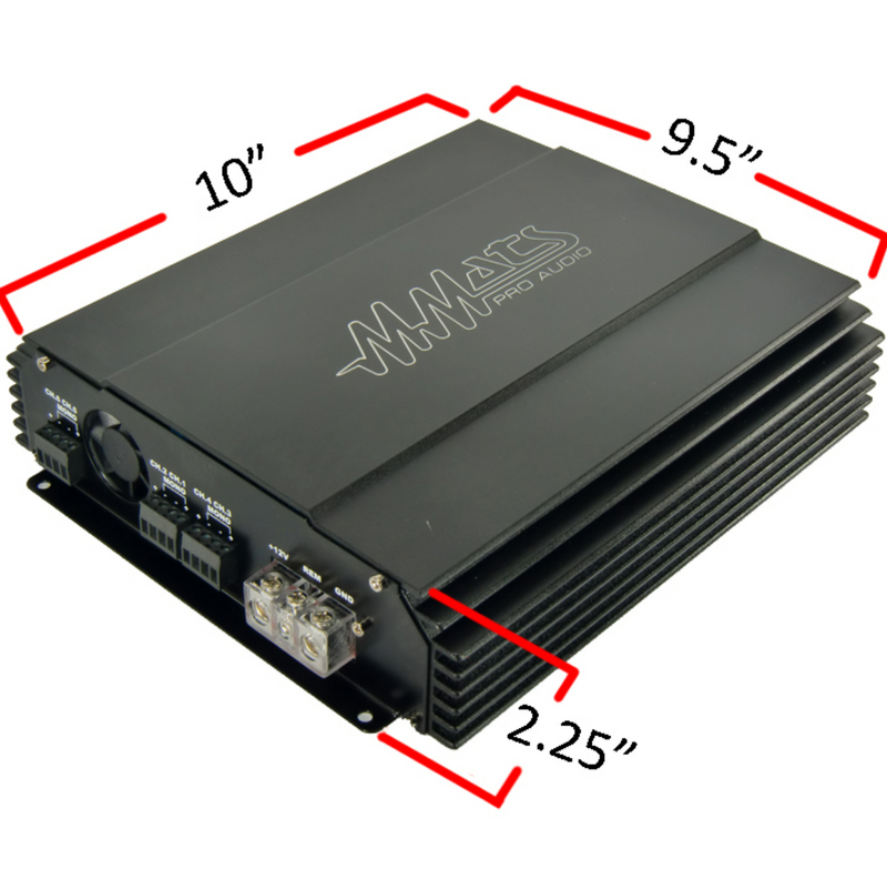 MMATS PRO AUDIO HiFi-6150D
Class D 6-Channel Amplifier