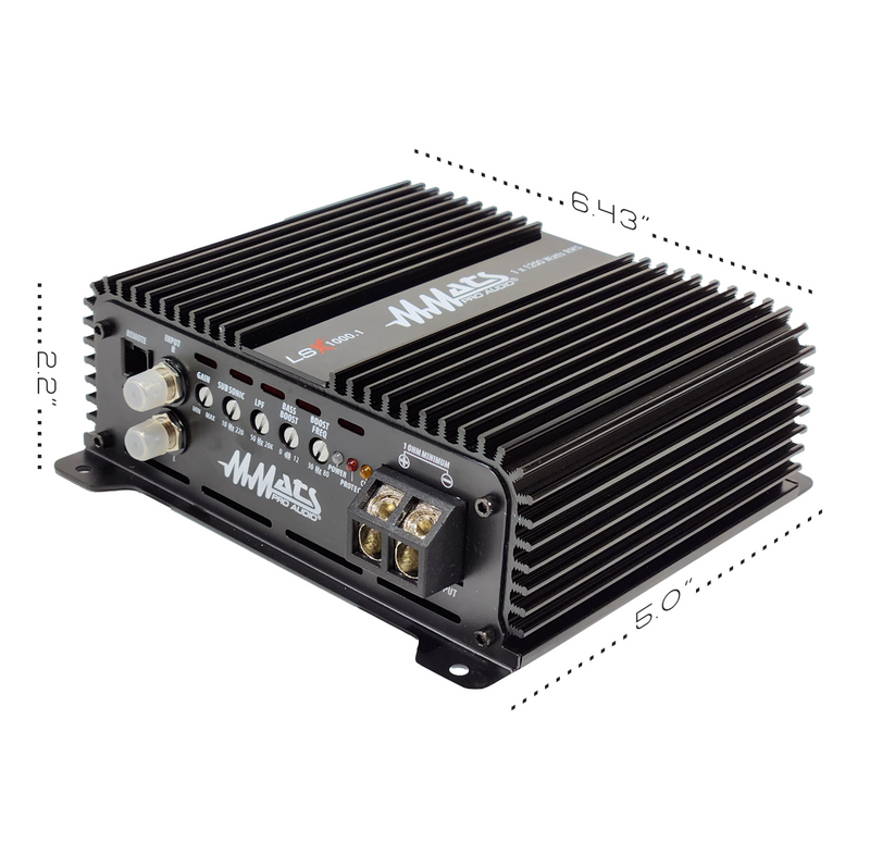 MMATS PRO AUDIO LSX1000.1D
Mono Amplifier