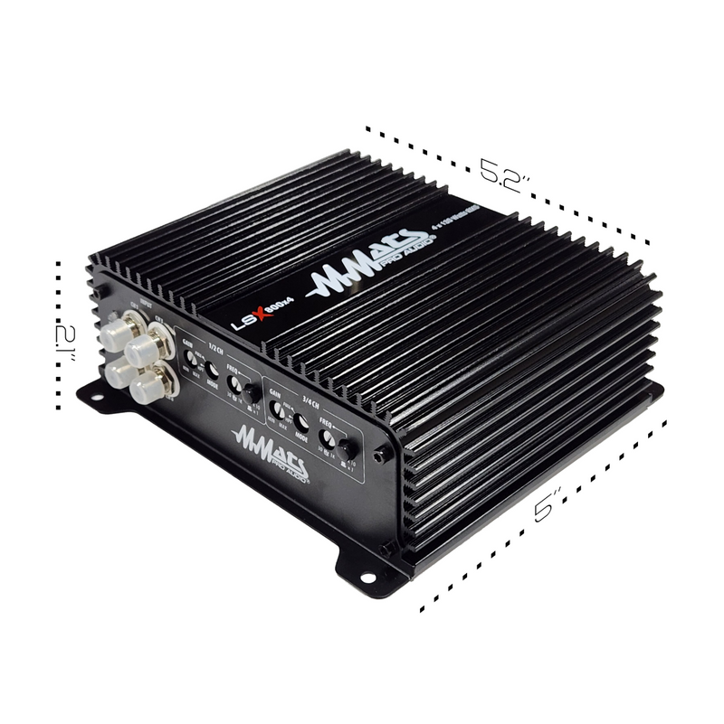 MMATS PRO AUDIO LSX900x4
4-Channel Amplifier