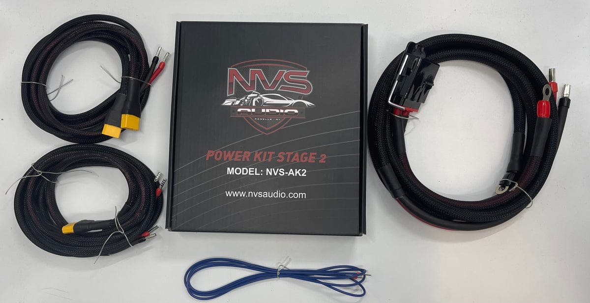 NVS Audio AK2 — 4 Gauge Amp Kit with XT60 Quick Disconnect Harness