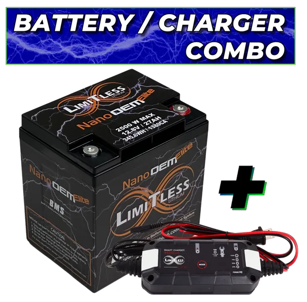 Limitless Lithium Nano OEM Elite, 2500W Motorcycle / Pwersports