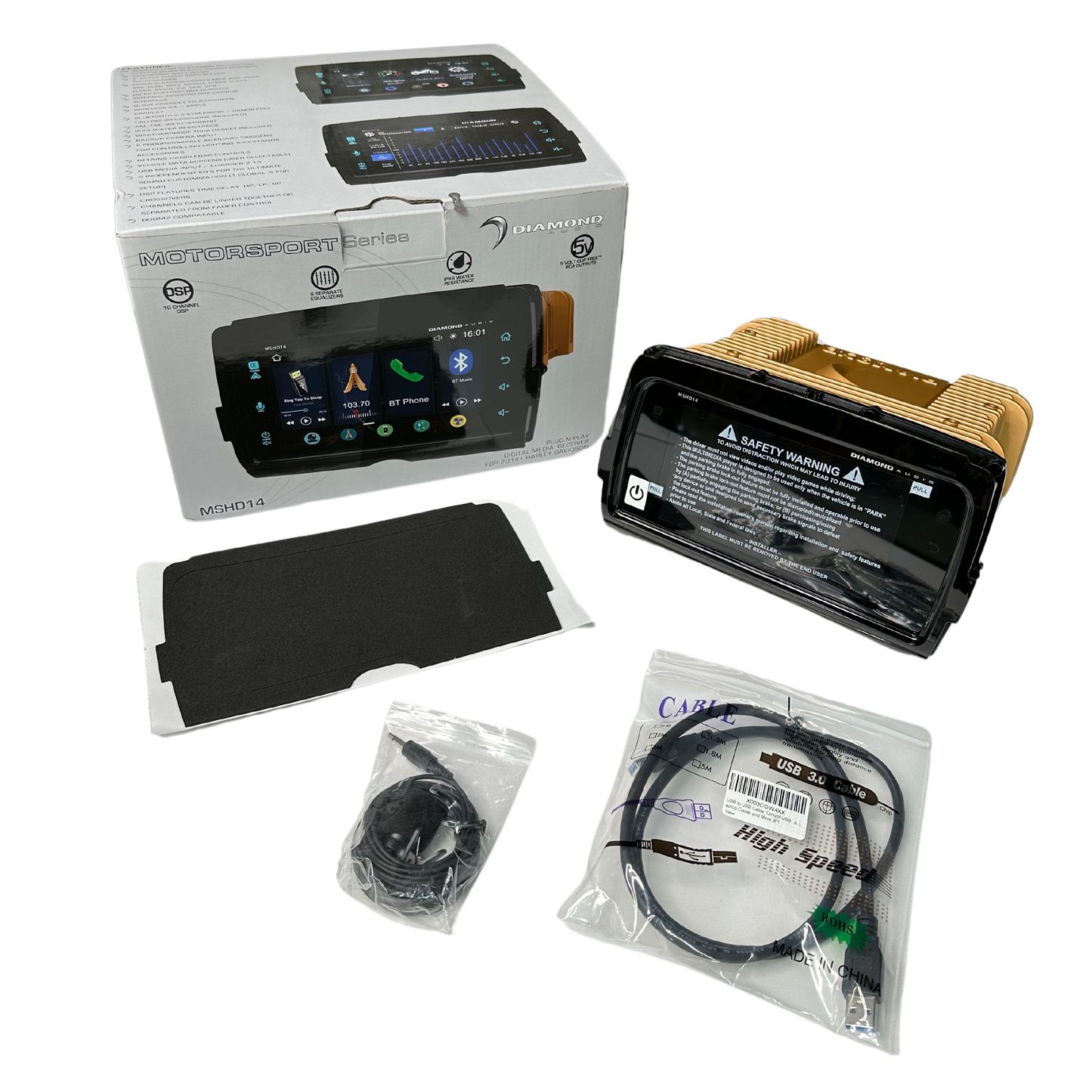 Diamond Audio 7" Plug & Play Head Unit | 2014 - 2023 Harley-Davidson Touring