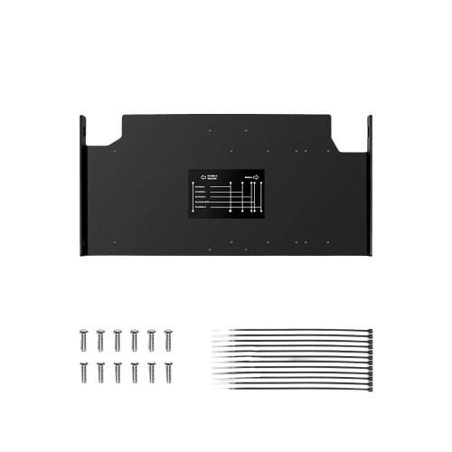 Cicada Audio 24HDAR-RG Road Glide amplifier rack with mounting hardware and cable management ties