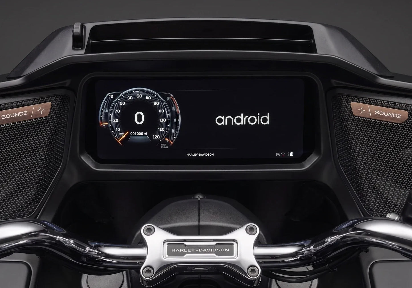 Soundz HS-5522 wireless Android Auto interface for 2024 Harley-Davidson Touring motorcycles with Skyline OS