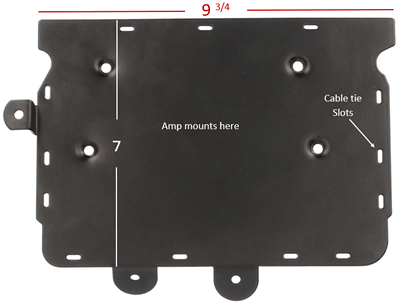 Saddle Tramp FLH UNIVERSAL AMP MOUNTING PLATE 2014-UP (Batwing)