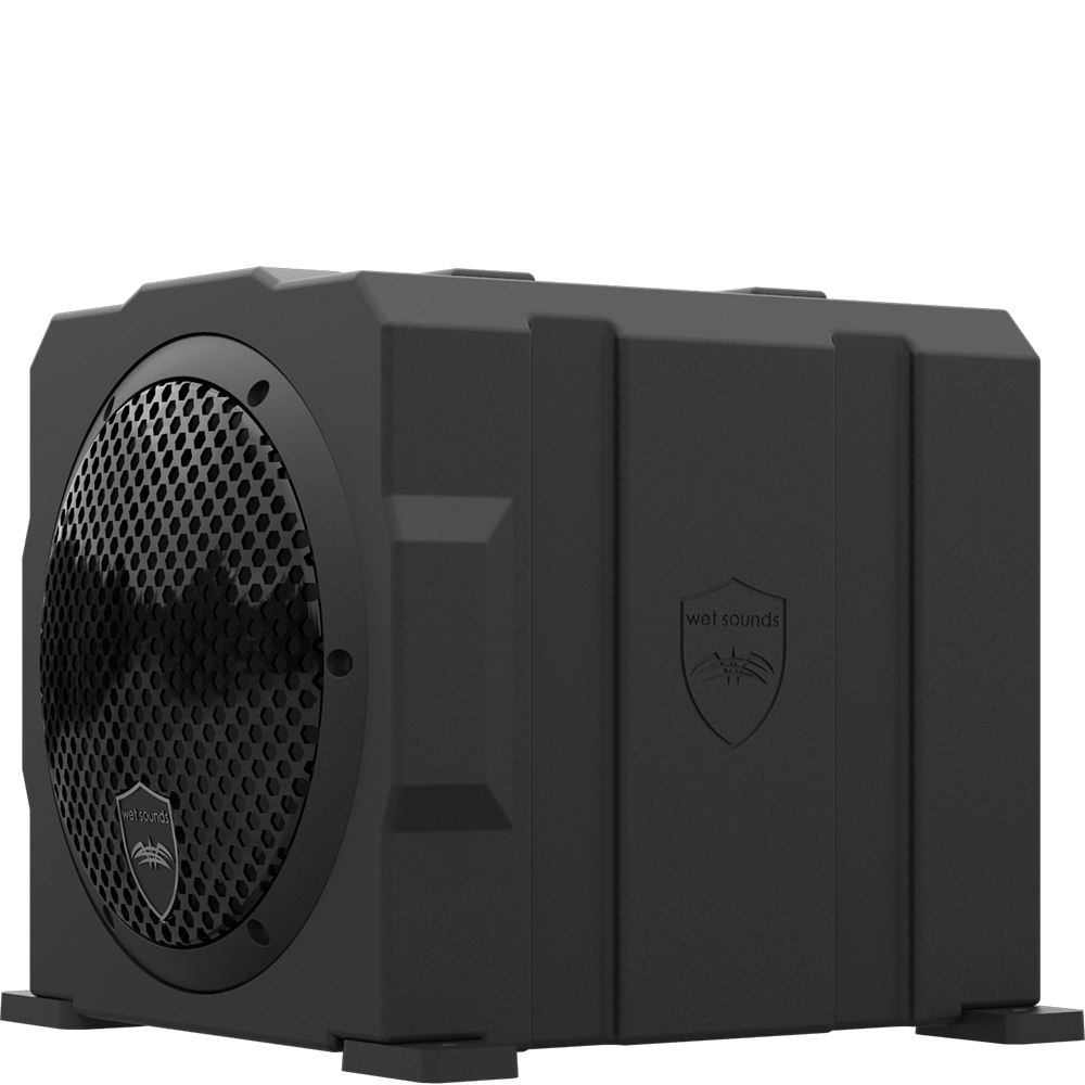 Wet Sounds Boat Boat Subwoofer Wet Sounds STEALTH AS-8 | 8" Active Marine Subwoofer Enclosure