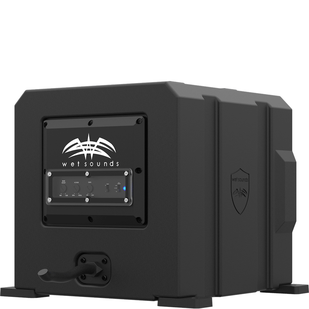Wet Sounds Boat Boat Subwoofer Wet Sounds STEALTH AS-8 | 8" Active Marine Subwoofer Enclosure