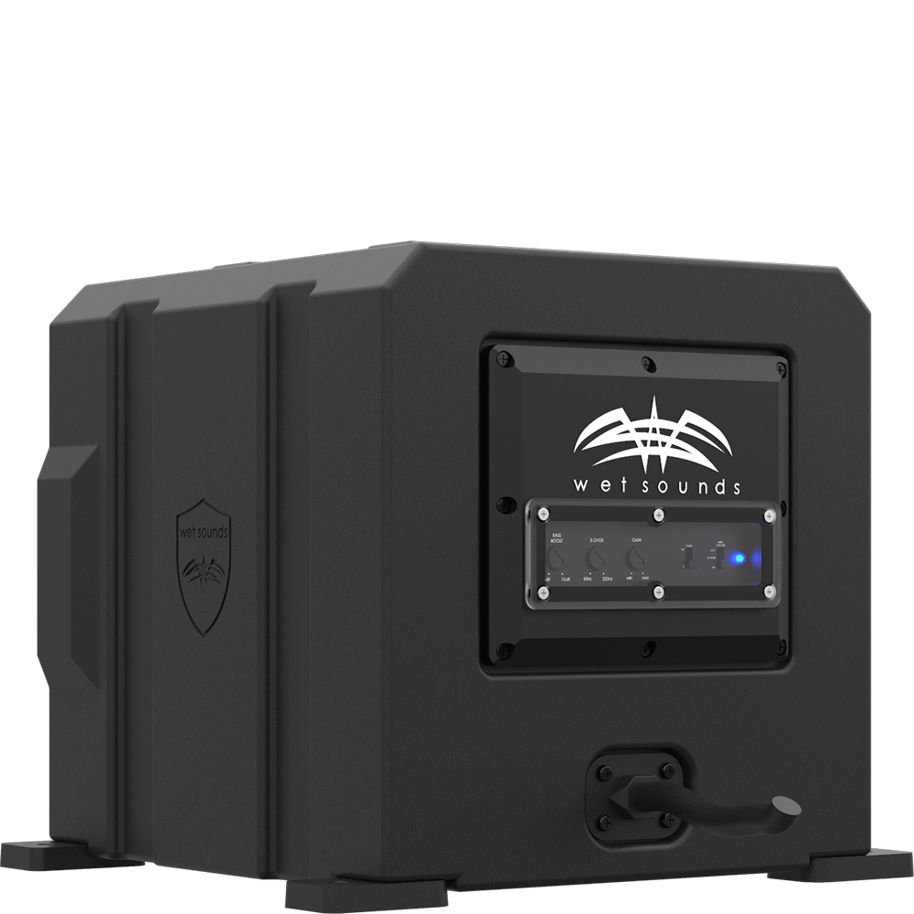 Wet Sounds Boat Boat Subwoofer Wet Sounds STEALTH AS-8 | 8" Active Marine Subwoofer Enclosure