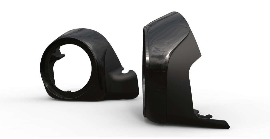 HogTunes 6.5 Lower Pod Kit Liquid Cooled Harley Davidson-Lower Fairing-HogTunes-Bagger Audio