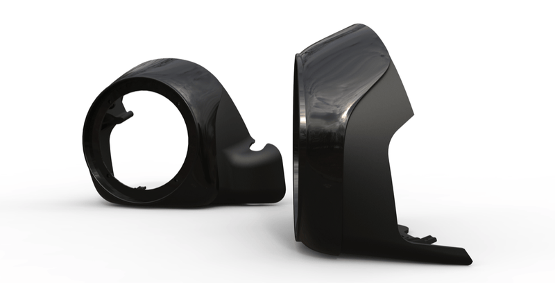 HogTunes Lower Fairing HogTunes 6.5 Lower Pod Kit Liquid Cooled Harley Davidson (Pair)