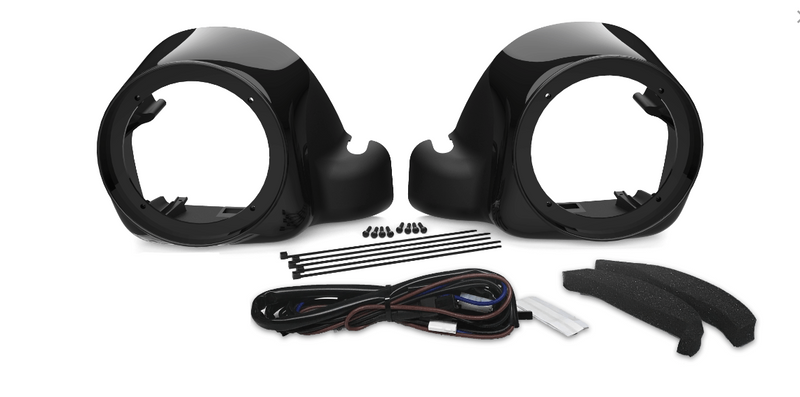 HogTunes Lower Fairing HogTunes 6.5 Lower Pod Kit Liquid Cooled Harley Davidson (Pair)