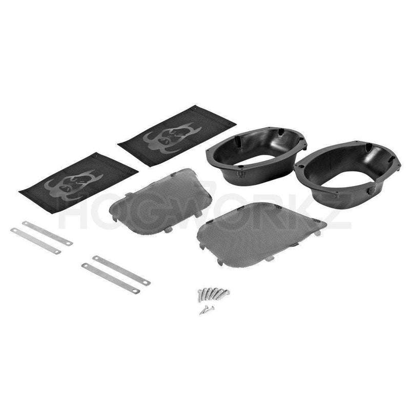 HogWorkz Speaker Lids 14 up HogWorkz Speaker Lids for Harley '14-Current Saddlebags