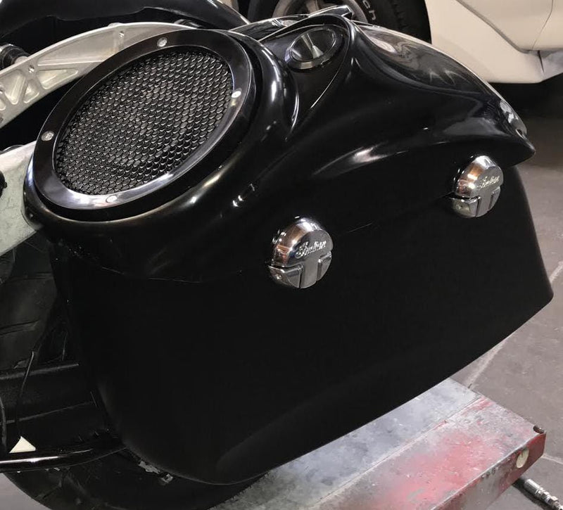 Dirty Bird Concepts Indian Bagger Audio Dirty Bird Concepts Indian Motorcycle The Loud Lids 8″ 2014 To 2021