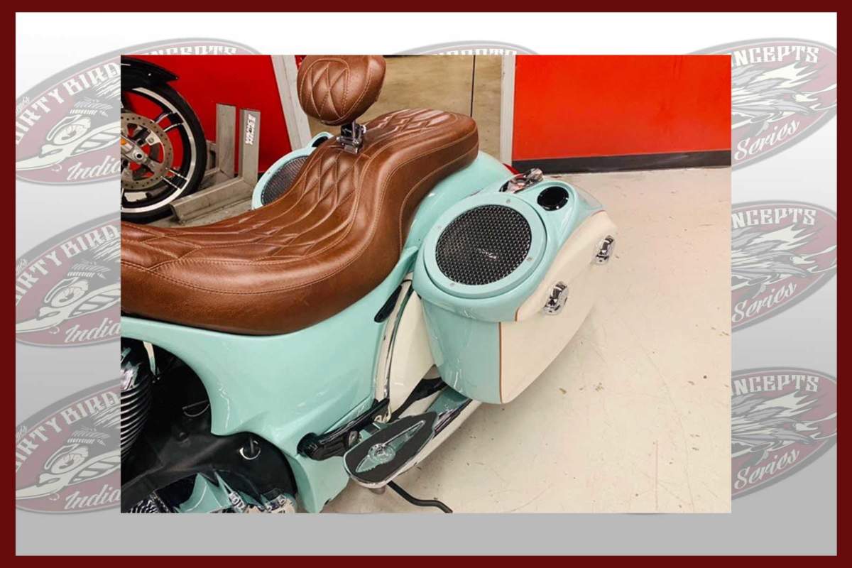 Dirty Bird Concepts Indian Bagger Audio Dirty Bird Concepts Indian Motorcycle The Loud Lids 8″ 2014 To 2021