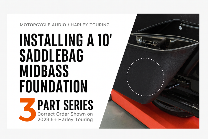 2023.5+ Harley Saddlebag Audio Installation – 8″ & 10″ Install Tutorial