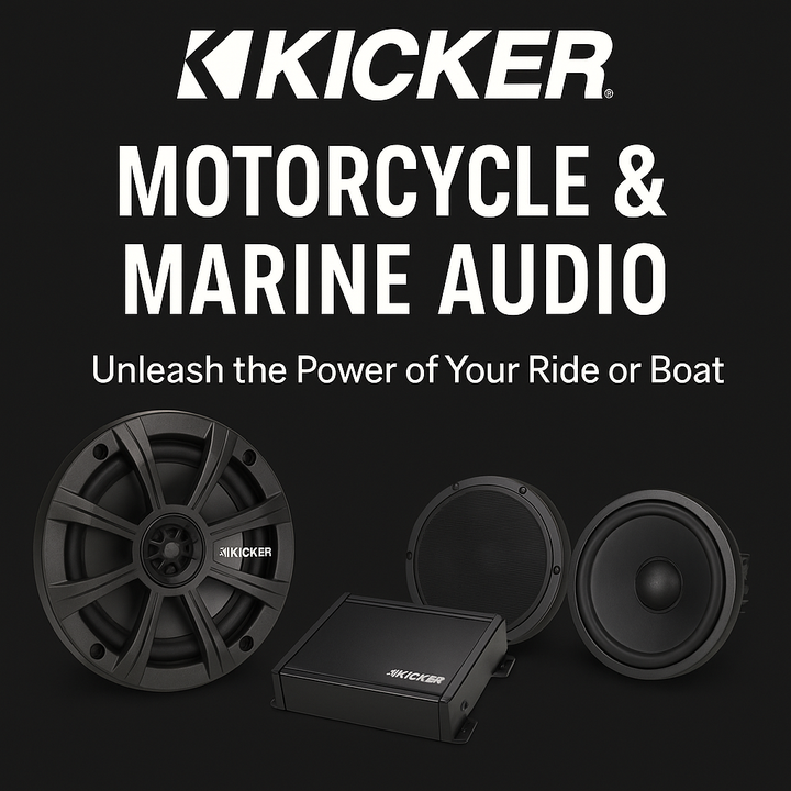 Kicker motorcycle audio upgrade on Harley Davidson Street Glide