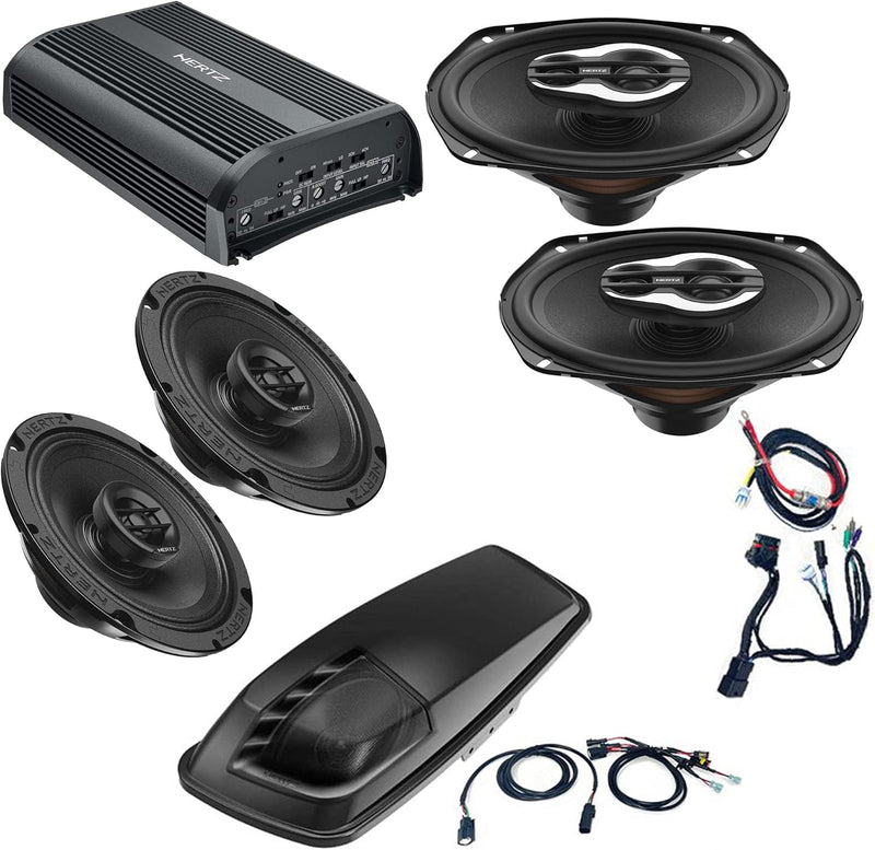 Hertz Audio Plug and Play 4 Speaker Kit with Saddlebag 6x9 Kit HSP3