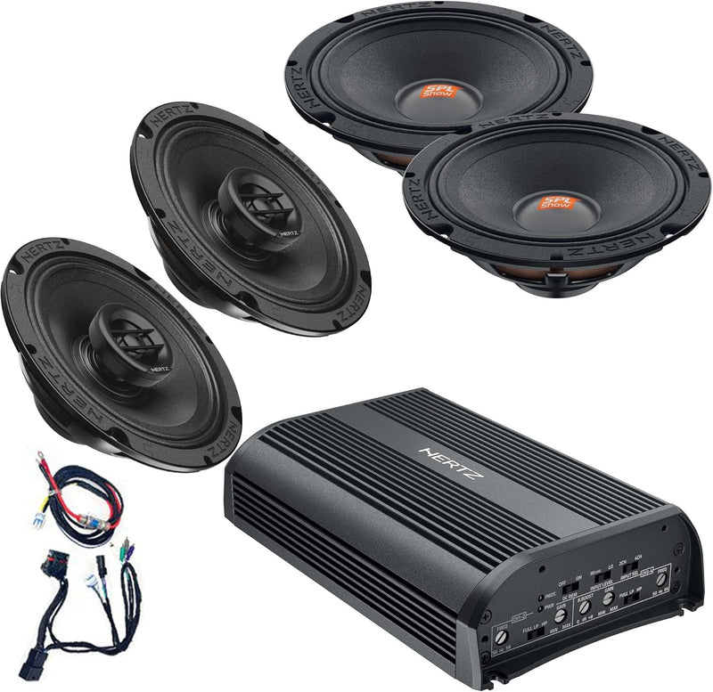 HERTZ Audio Plug and Play 4 Speaker Kit for Factory Tour Pack HSP2