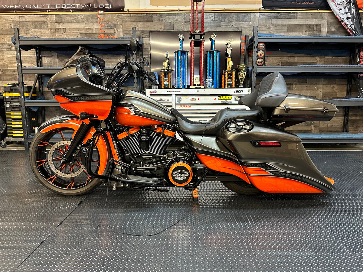Bagger Custom Sound System Motorcycle Audio | Harley Speaker Lids | Motorcycle Speakers – Garage ...