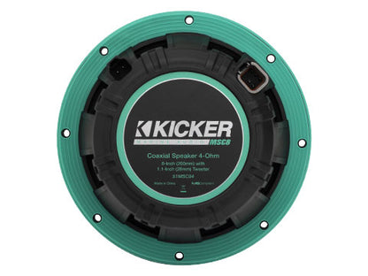 KICKER MSC8 8" Marine Coaxial Speakers – back