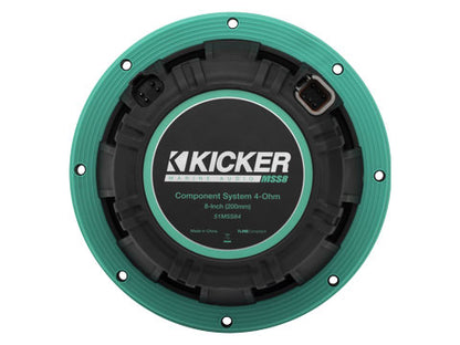 KICKER MSS8 8" Marine Component Speakers – back