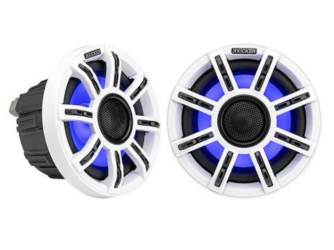 KICKER MSC65 6.5" Marine Coaxial Speakers – front