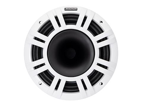 KICKER KMXL8 8" Marine Horn‑Loaded Coaxial – front