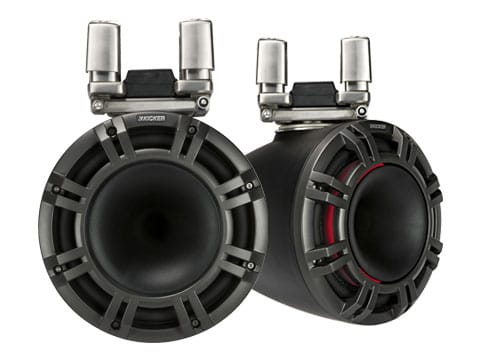 KICKER KMTC9 HLCD Tower System - Black (front)