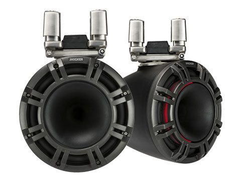 KICKER KMTC9 HLCD Tower System - Black (front)