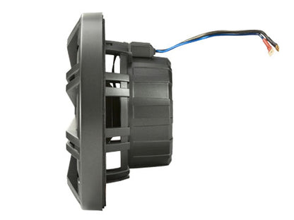 KICKER KM 6.5" 4Ω LED Coaxial – three‑quarter