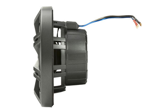 KICKER KM 6.5" 4Ω LED Coaxial – three‑quarter